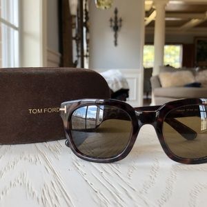 Tom Ford Brown Large Woman's Sunglasses